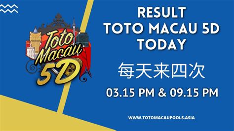 result toto macau5d